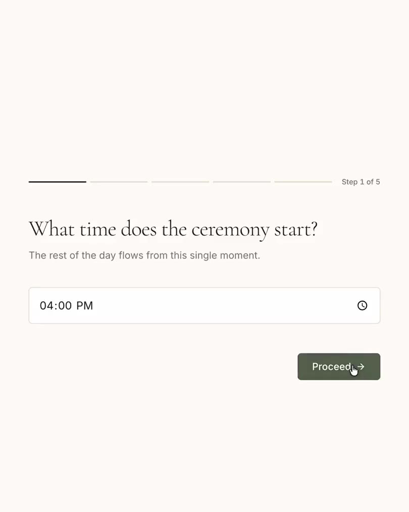 A timeline, already built.